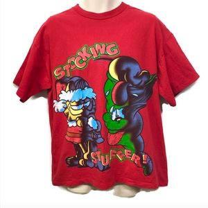 Vintage Garfield Odie Red Stocking Stuffer Holiday